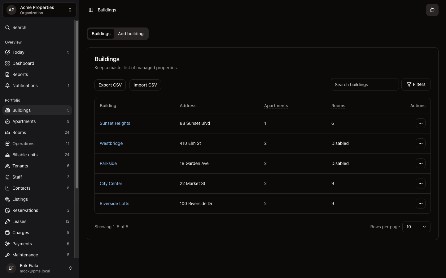 Buildings in Hausive