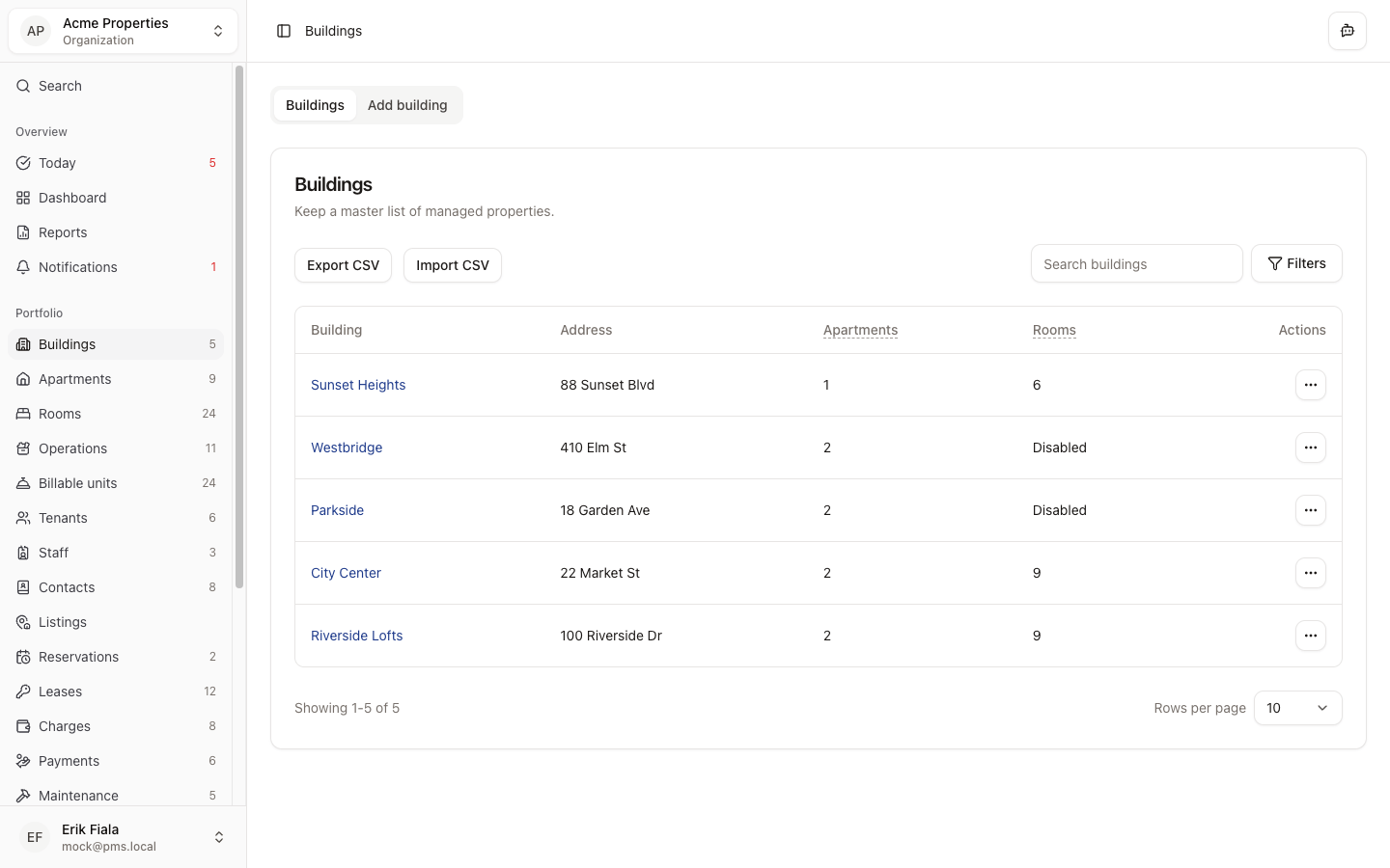 Buildings in Hausive