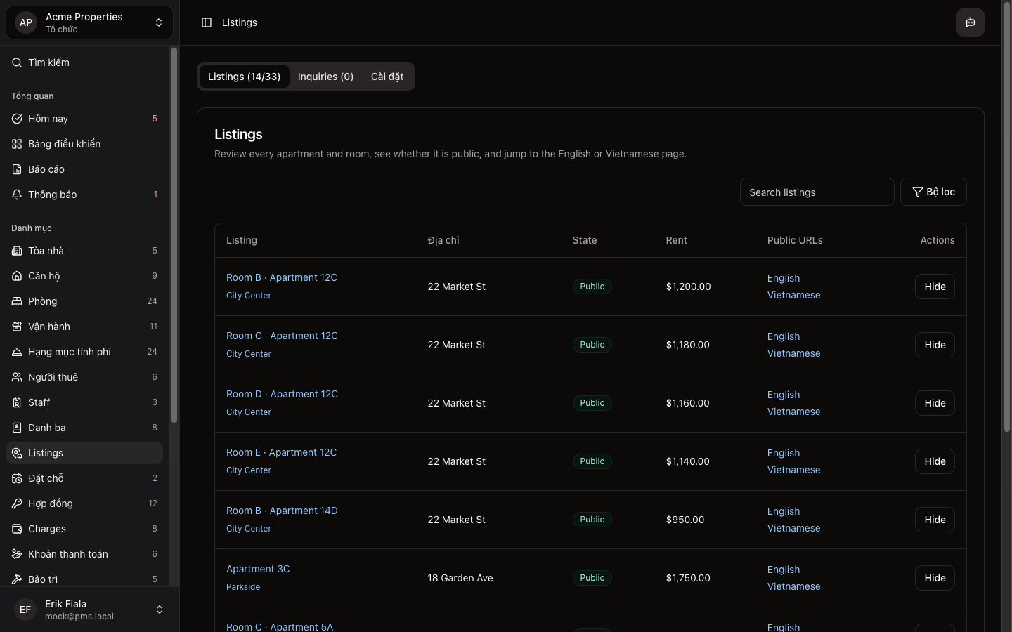 Yêu cầu in Hausive