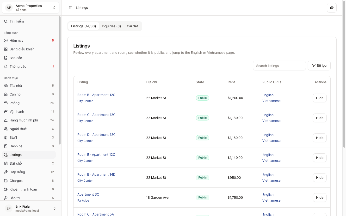 Yêu cầu in Hausive