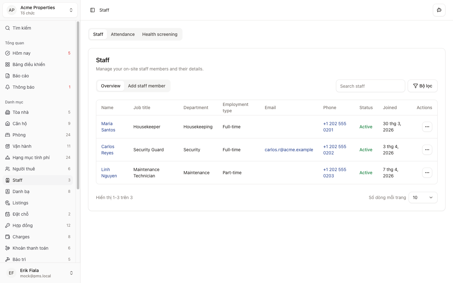 Nhân viên in Hausive